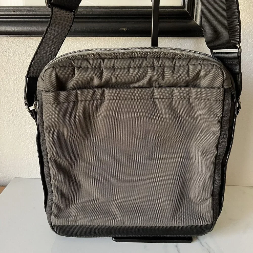 Tumi Men’s Small Nylon Crossbody Bag Grey